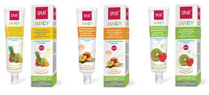 Splat de dentifrice Juicy pour renforcer les dents et les gencives.