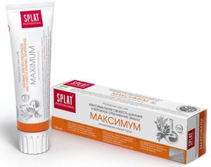 Splat Professional Dentifrice Maximum - pour ceux qui ne connaissent pas le compromis.